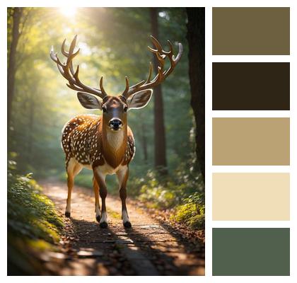 Deer Animal Ai Generate Image